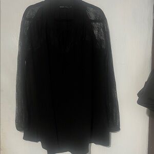 Yours Clothing Black Lace Blouse